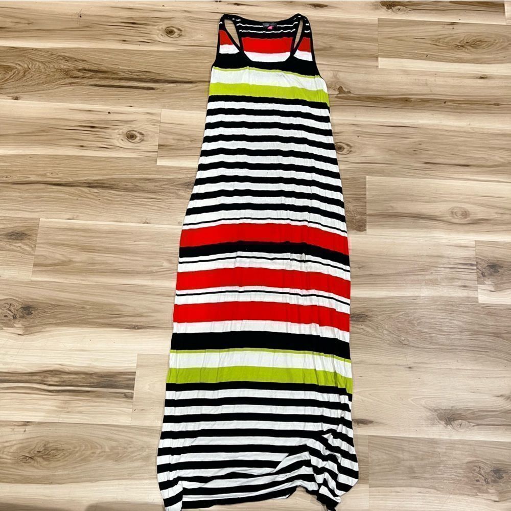 Vince Camuto Striped Maxi Dress Women’s Large